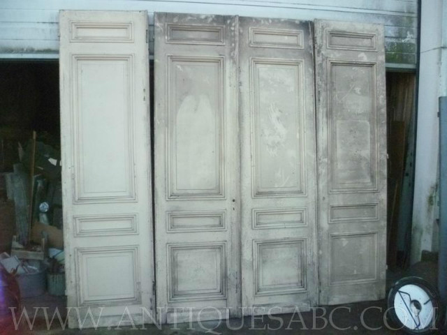 set of 4 paneled doors